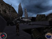 une photo d'Ã©cran de Star Wars - Jedi Knight 2 - Jedi Outcast sur Microsoft X-Box